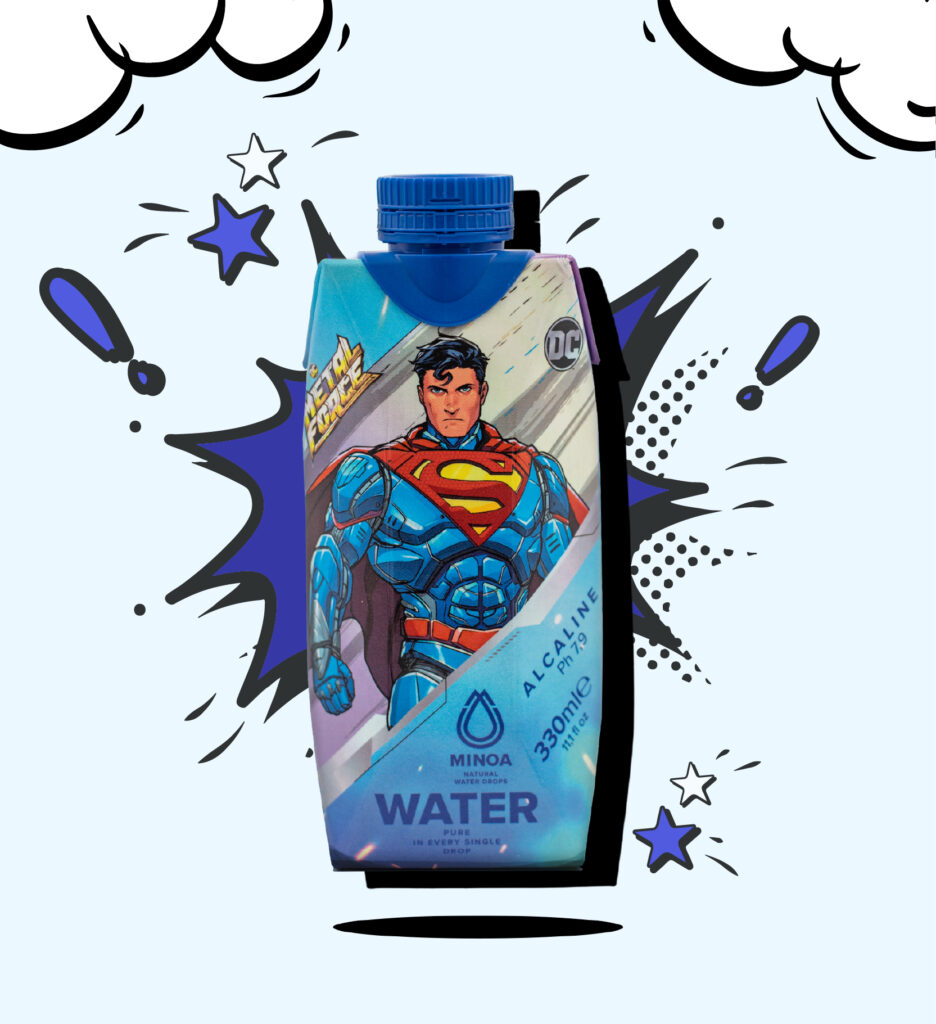 Minoa Water Minoa Heroes Superman